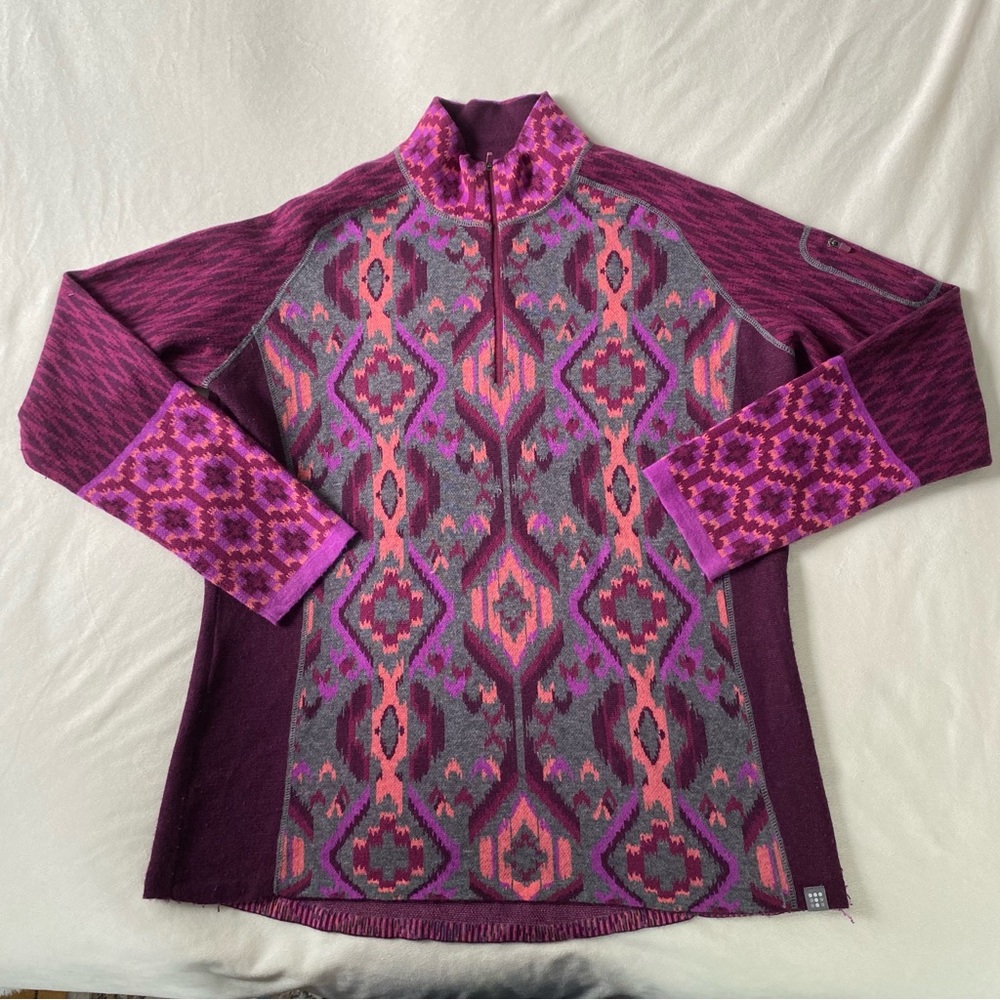 Title Nine Knit Meriono Wool Blend Pullover Size XL